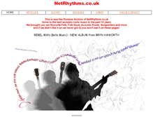 Tablet Screenshot of netrhythms.co.uk